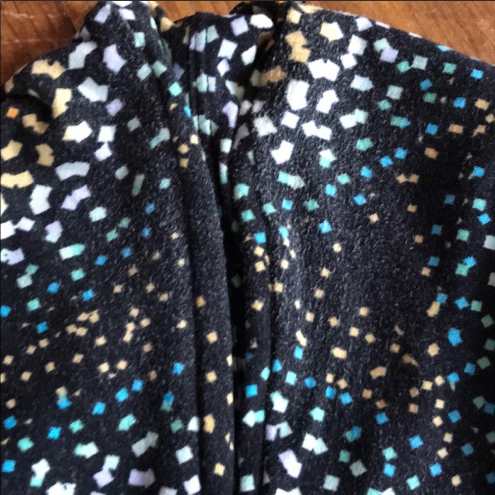 Lularoe Bundle Of 3 Os Leggings Clocks Tribal - image 6